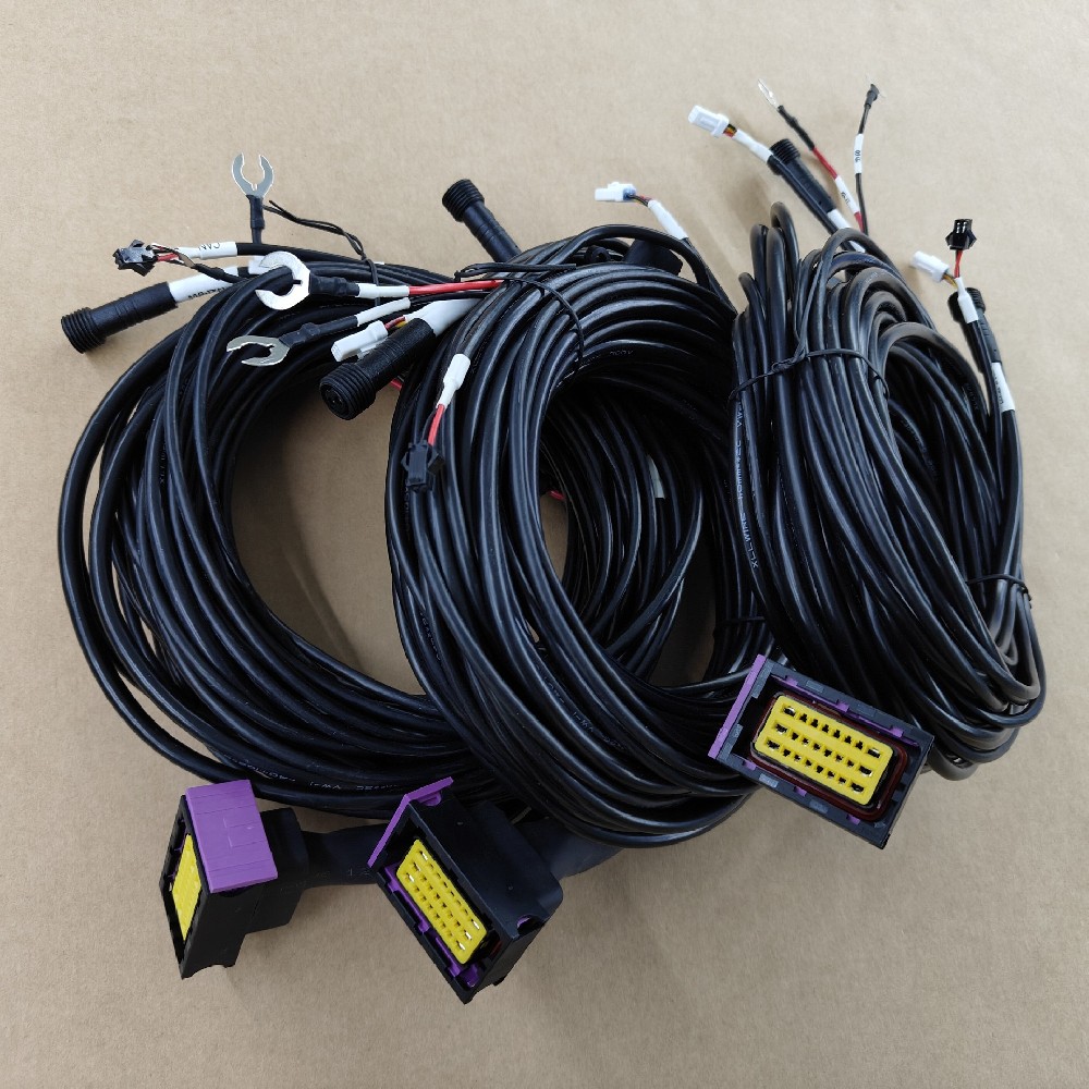 Electric pedal wiring harness